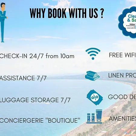 Nestor&jeeves - Cardeline Terrasse - Very Close Sea - Spacious Nice