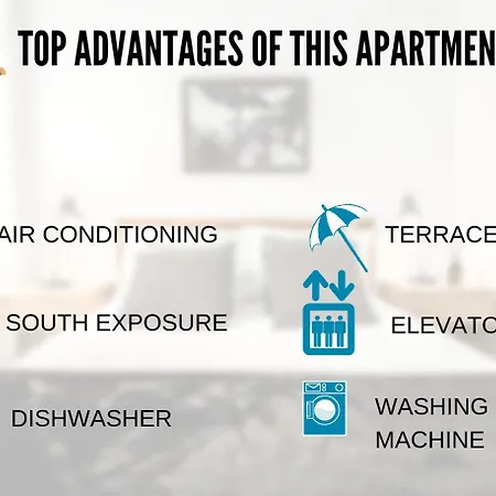 Nestor&jeeves - Cardeline Terrasse - Very Close Sea - Spacious Apartamento *