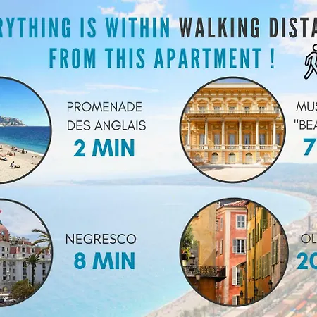 Nestor&jeeves - Cardeline Terrasse - Very Close Sea - Spacious Apartamento